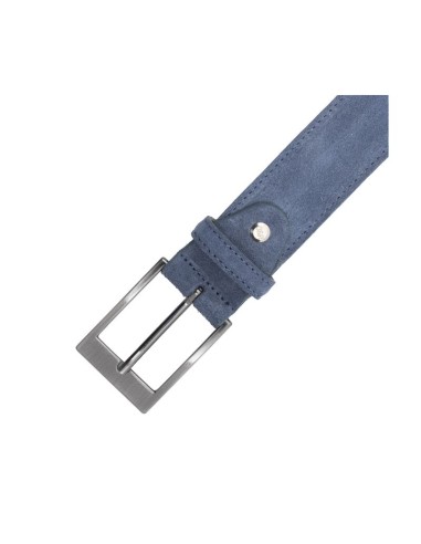 Ceinture suède bleu B-SAMIRCO-JEANS