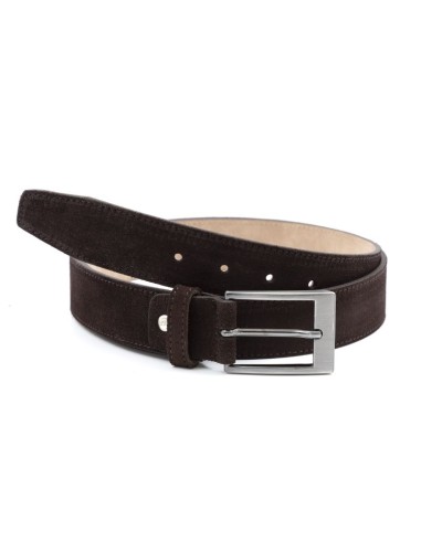 Ceinture suède marron B-SAMIRCO-MARRON