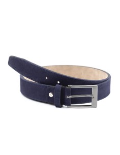 Ceinture suède bleu B-SAMIRCO-NAVY