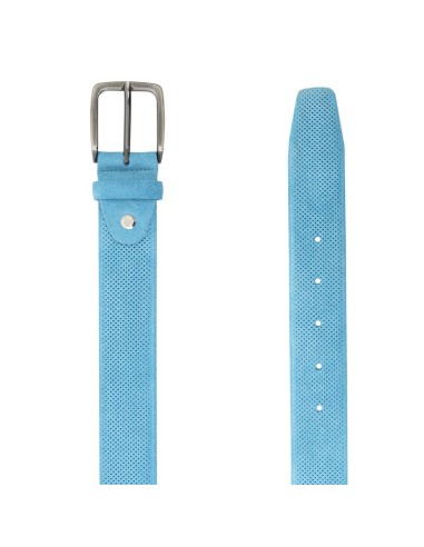 Ceinture suède bleu B-SEMIS-TURQUESA