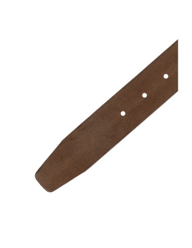 Ceinture suède marron B-STRUFFEL-CASTAGNA