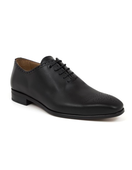 Black leather Oxford