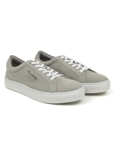 Grey suede sneakers