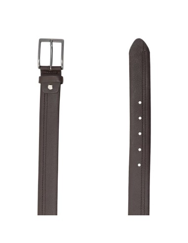 Brown leather belt