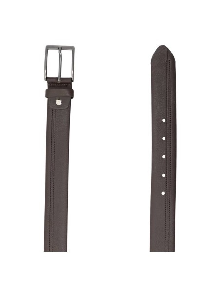 Brown leather belt