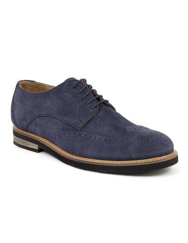 Derby suède bleu DUMEL-NAVY