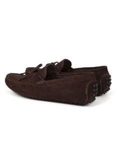 Mocassin suède marron ITADOT-BROWN 2