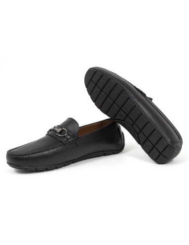 Mocassin de peau le noir ITAMEL-BLACK