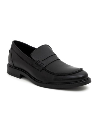 Mocasín de piel con antifaz color negro