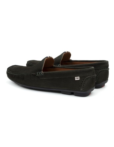 Mocassin suède vert SAFLAG-PINO