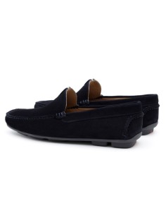 Blue suede moccasin 2
