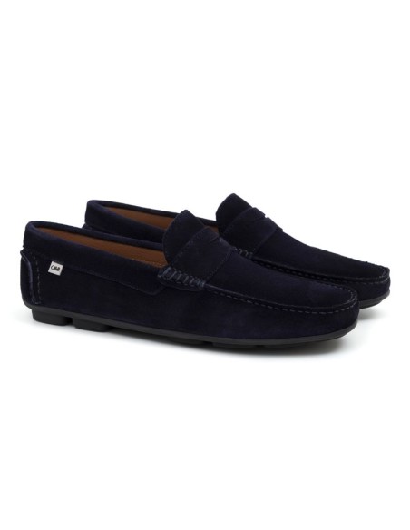 Mocassin suède bleu SAYOR-NAVY