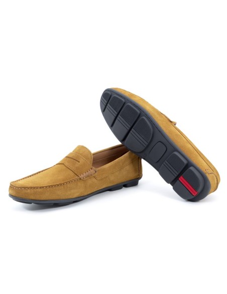 Mocassin suède marron SEFORAGE-CAFE