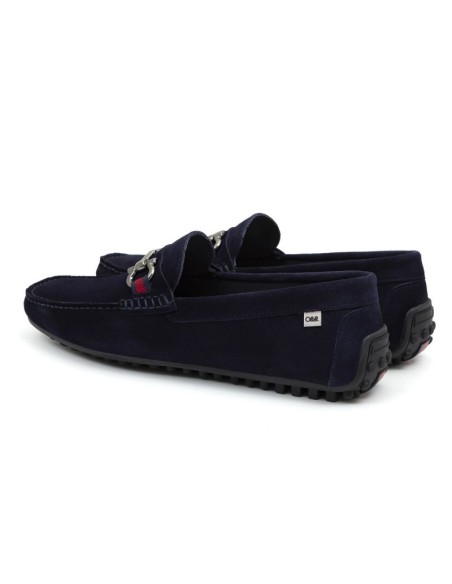 Mocassin suède bleu SELIPO-NAVY