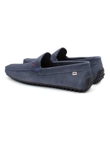 Mocassin suède bleu SEMIZ-JEANS