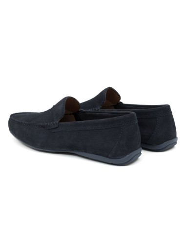 Mocassin suède bleu SINFEN-BLUE