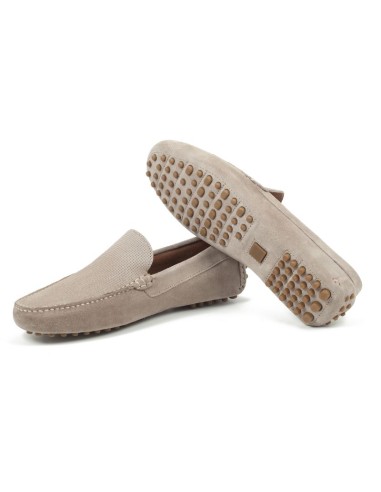 Mocassin suède beige SMENK-BEIGE