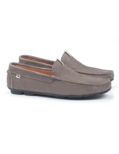 Camel suede moccasin