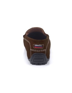 Brown suede moccasin 2