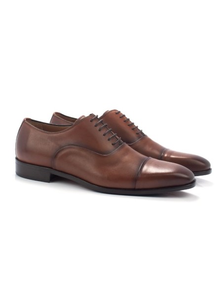 Brown leather Oxford