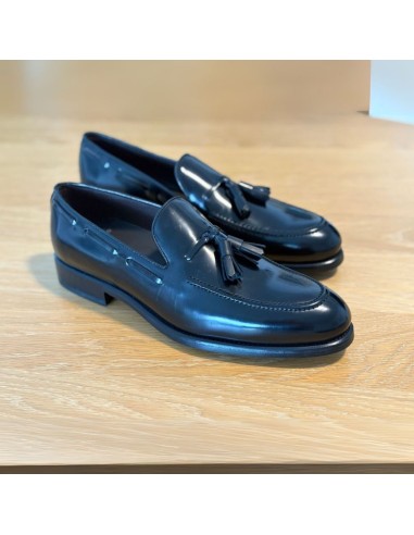 Mocassin de peau le noir VIZMO-NEGRO