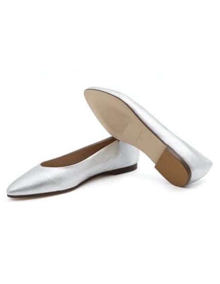 chaussures habillées femme de peau gris W-ANETA-PLATA