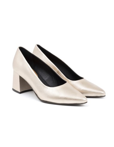 chaussures habillées femme de peau or W-DALILIA-ORO