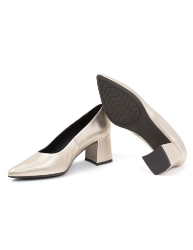 chaussures habillées femme de peau or W-DALILIA-ORO