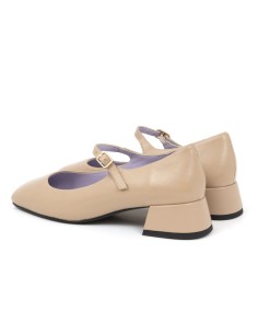Beige leather Dressing Shoes 2