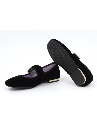 Ballerine velours le noir W-DEVUR-BLACK