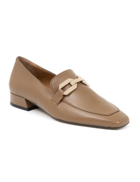 Beige leather Dressing Shoes