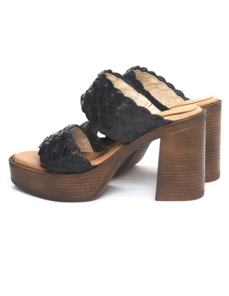 chaussures habillées femme de peau le noir W-LARA-NEGRO