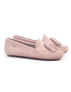 femmes mocassins suède rose W-SICASOR-ROSA 2