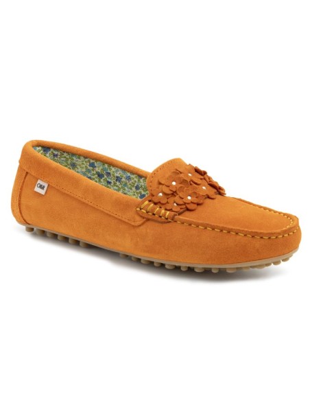 femmes mocassins suède Orange W-SIMONA-NARANJA