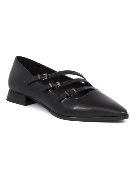 chaussures habillées femme de peau le noir W-DINKA-NEGRO