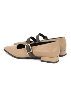 Beige leather Dressing Shoes 2