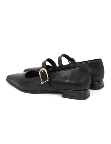 chaussures habillées femme de peau le noir W-DORY-NEGRO