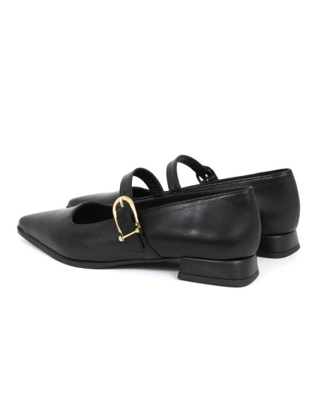 chaussures habillées femme de peau le noir W-DORY-NEGRO