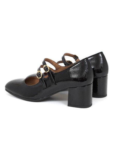 Zapato de Vestir de piel liso color negro