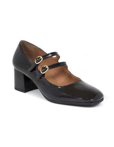 Zapato de Vestir de piel liso color negro