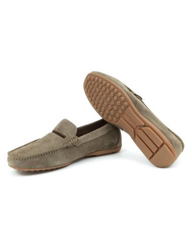 Mocassin suède beige SOQUIN-BEIGE