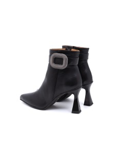 bottines femme lisse le noir W-ABBIE-NEGRO 2