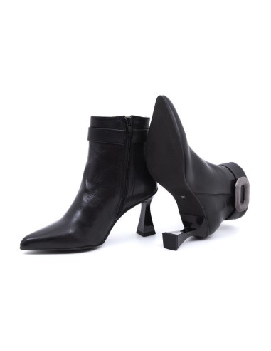 bottines femme lisse le noir W-ABBIE-NEGRO