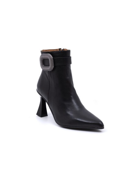 bottines femme lisse le noir W-ABBIE-NEGRO