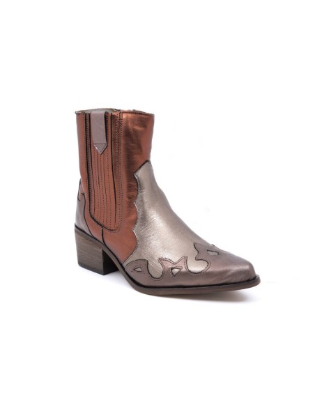 bottes femme lisse marron W-AMABEL-BROWN