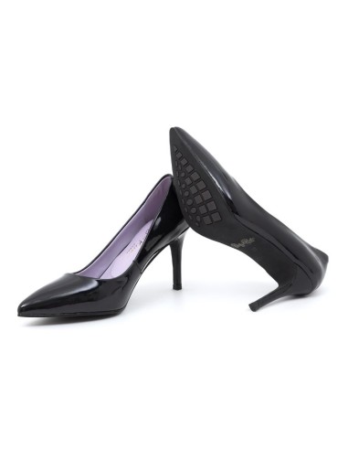 Zapato de Vestir de piel liso color negro