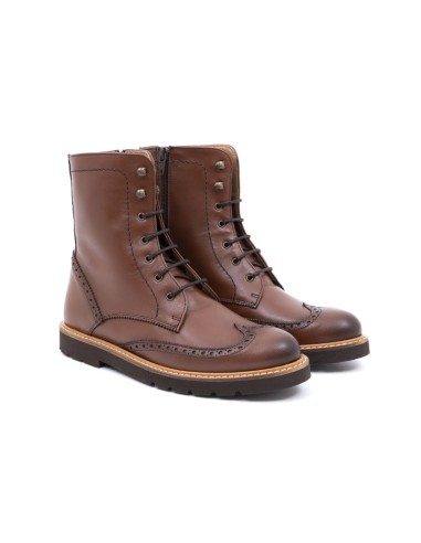 bottes femme lisse marron W-CIRA-MARRON