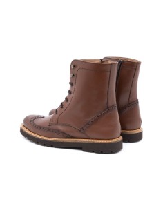 Brown solid color Women's high boots 2