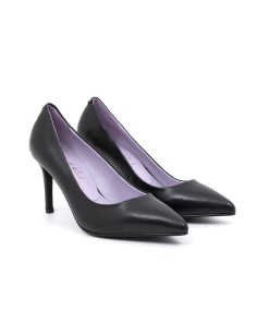 chaussures habillées femme de peau le noir W-DASY-BLACK