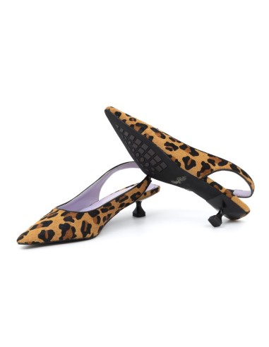 Beige pony hair Dressing Shoes